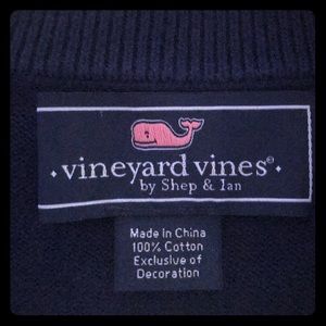 Vineyard Vines mock neck sweater.